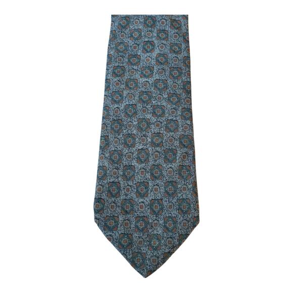 Vintage Gres Paris 100% Silk Foulard Pattern 54.75" x 3" Made in France - Picture 3 of 4